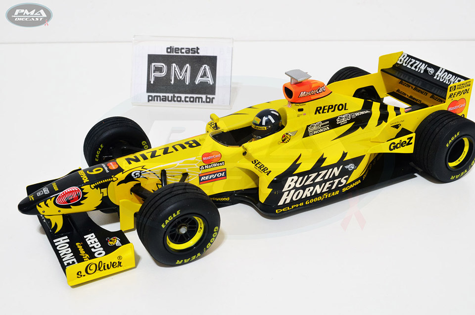 DAMON HILL 1998 JORDAN 198 1:18